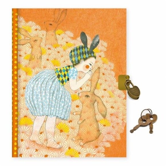 New Sealed Djeco Secret Diary Elodie with 2 Keys - Picture 1 of 13